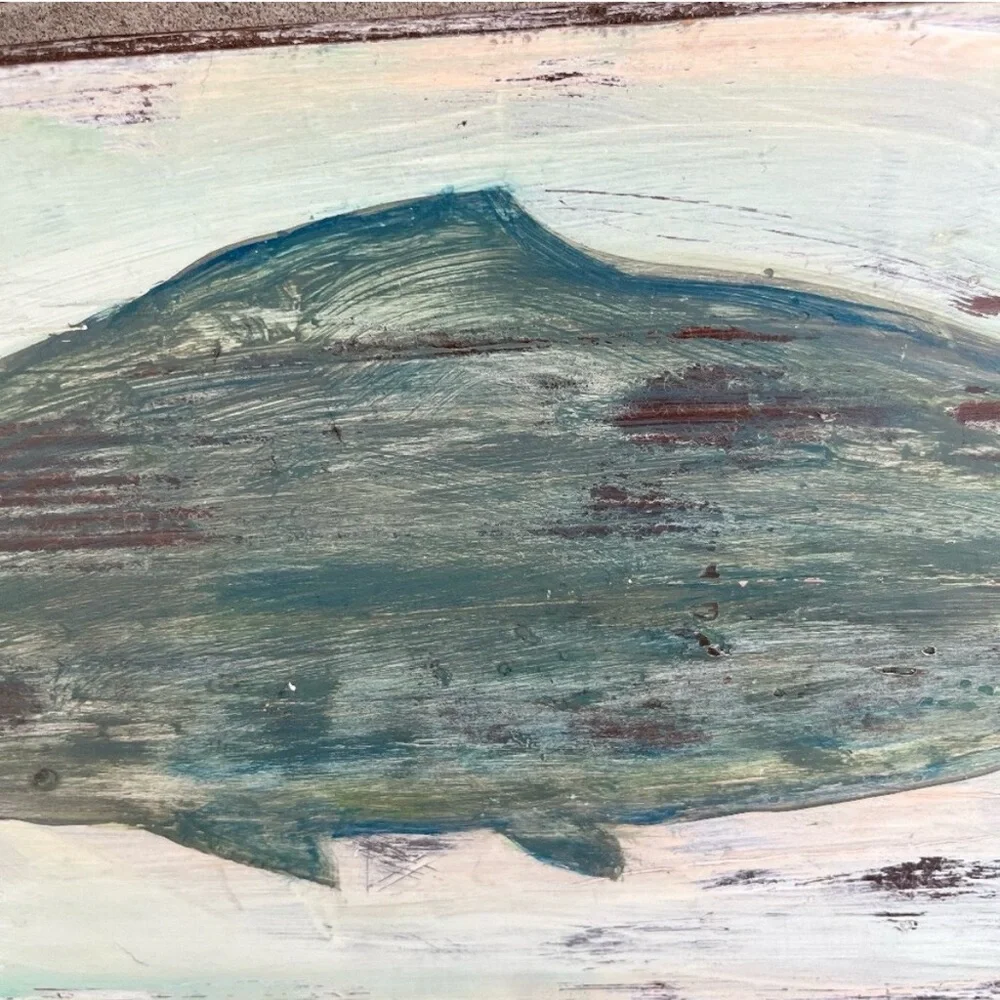 Hand painted Distressed Wooden Fish Wall Art Lake Coastal Cottage - Picture 5 of 5